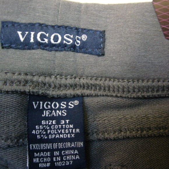 Vigoss Toddler Girls Knit Skinny Pants Pull On - Picture 6 of 6